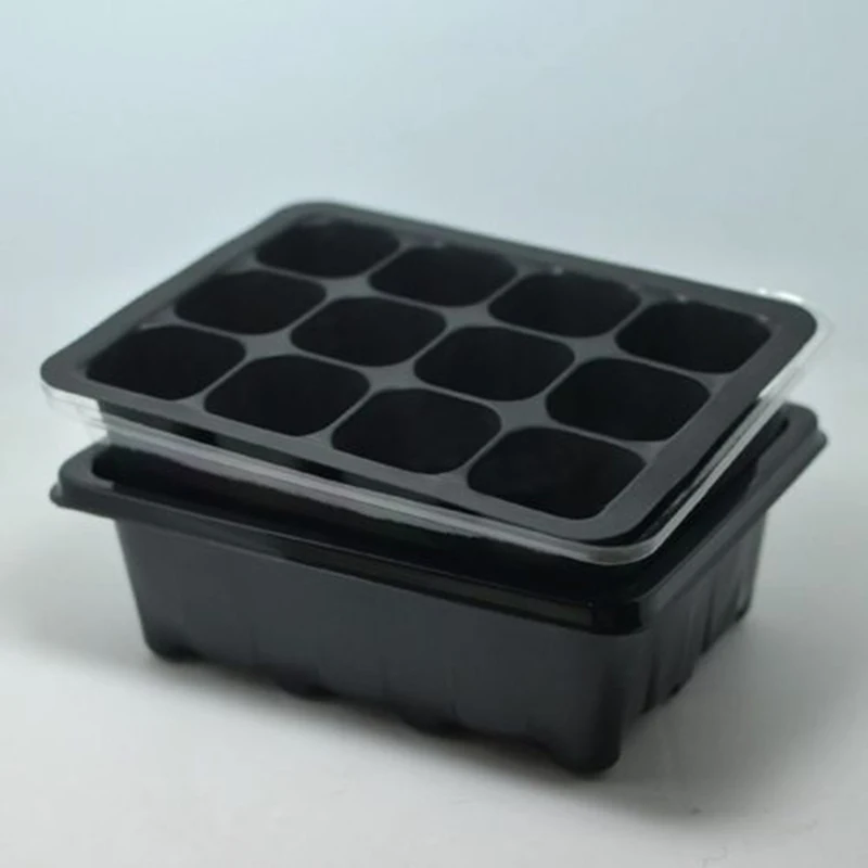12-Hole Cell Seedling Starter Tray Seed Germination Plant Propagation CA