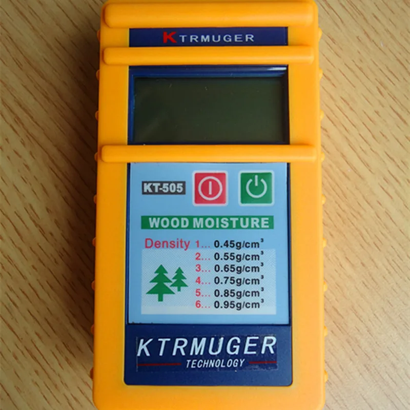 Digital Wood Moisture Meter Redwood Timber moister meter Range 0~100% KT-505 humity meter 3