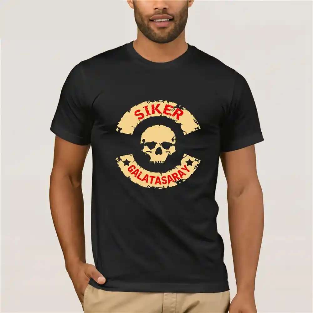 Men'S T Shirt 2019 Newest Herren T Shirt Shirt Kurzarm SIKER GALATASARAY  Istanbul Soccers Groe S XXL Cotton Tee Shirt Present|T-Shirts| - AliExpress
