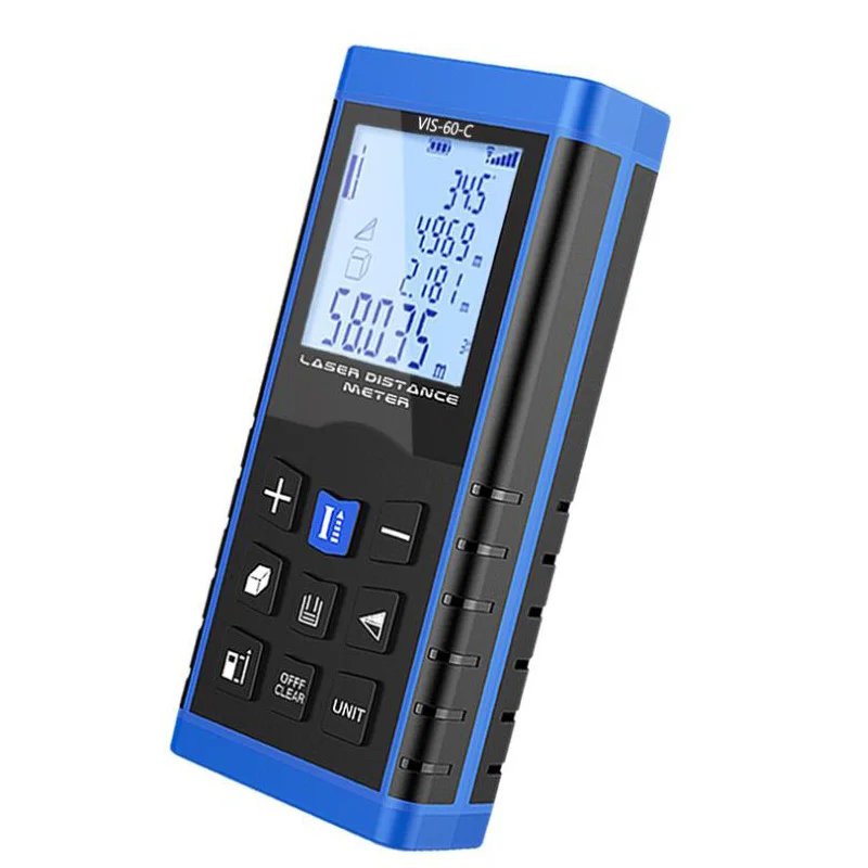 

Bluetooth rangefinder voice broadcast rangefinder electronic horizontal handheld 40M/60M instrument equipment ruler test tool