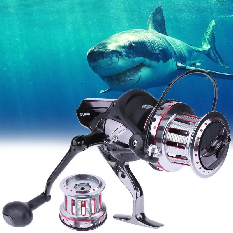

11+1BB 4.7:1 Fishing Reel 2018 New Surf Casting Fishing Reel Spinning Reel with a Spare Metal Spool Carp Fish Tackles Accessory