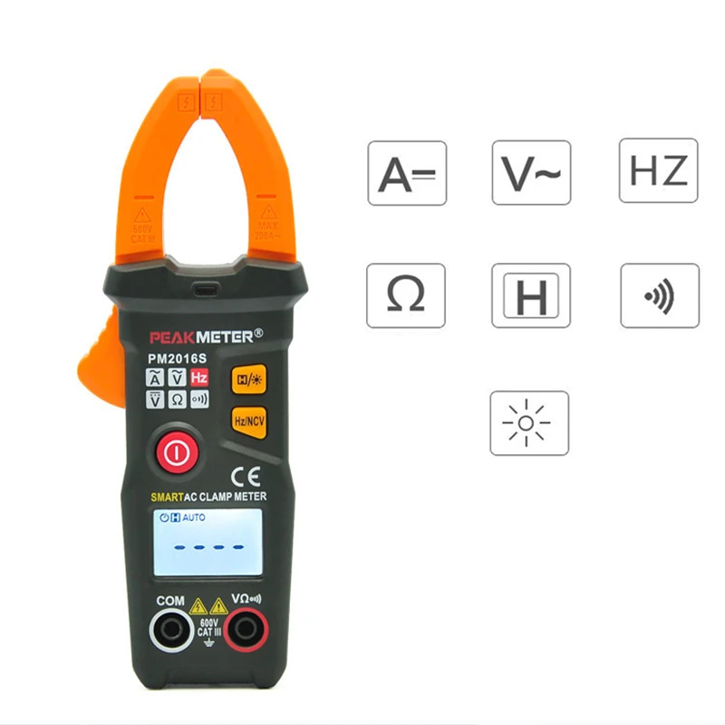 

Digital Clamp Meter PM2016s Portable True RMS NCV Mini Multimeter AC/DC Voltage Voltmeter Current Multimeter Tools