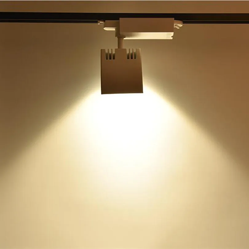 6x Высокая мощность 30 Вт COB LED трековое освещение с регулируемой яркостью 2 провода