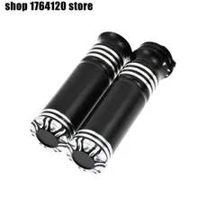 Мотоцикл 1''25 мм руль Грипсы Ручка Бар Ручка черный для Harley XL XR Dyna Softail 96-позже Touring модели 96-07