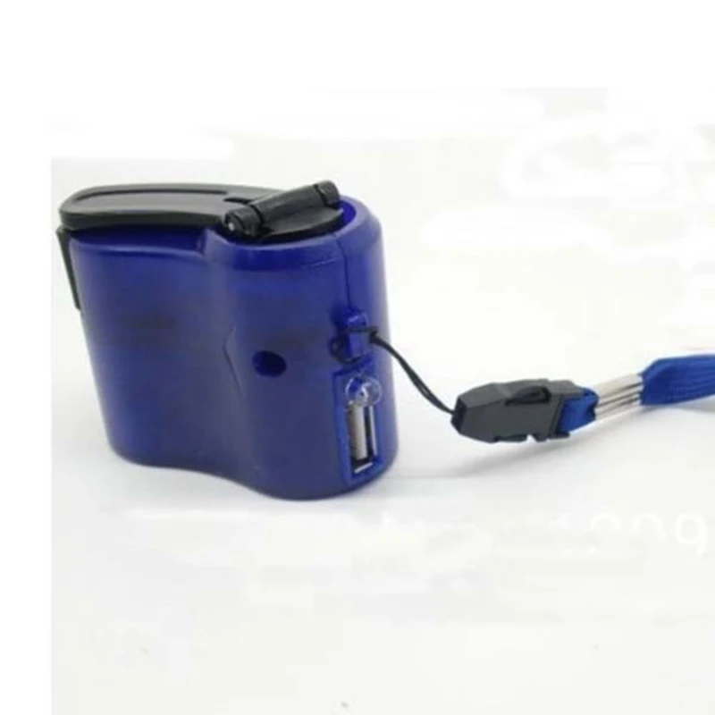 Ручная обмотка аварийное зарядное устройство USB рукоятка ручная Динамо машина