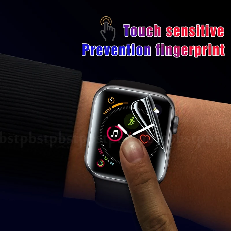 2 шт полное покрытие Гидрогелевая пленка протектор экрана для iwatch 5 4 3 1 защитное