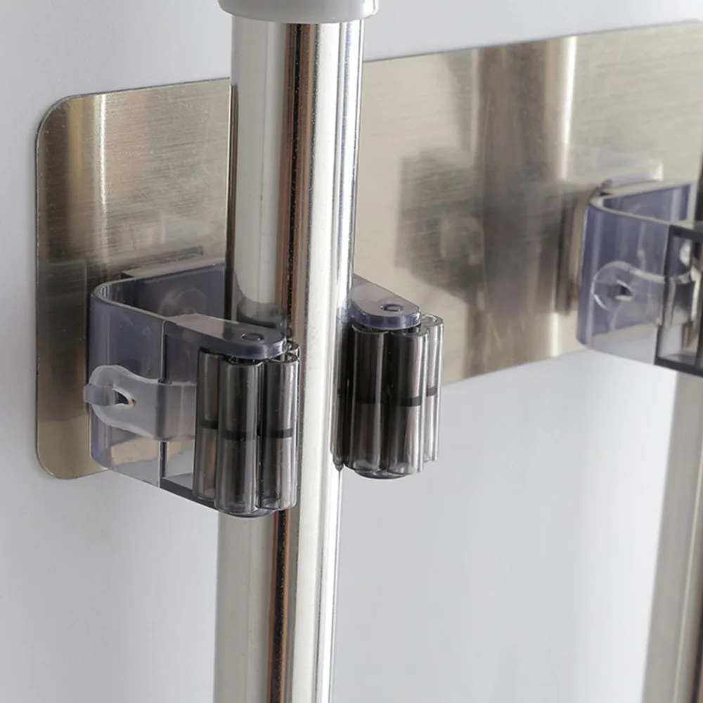 Plastic Mop Holder Wall Housekeeper Wall Mounted Mop Organizer Holder Brush Broom Hanger/Holder And Garden Tool Garage Organizer