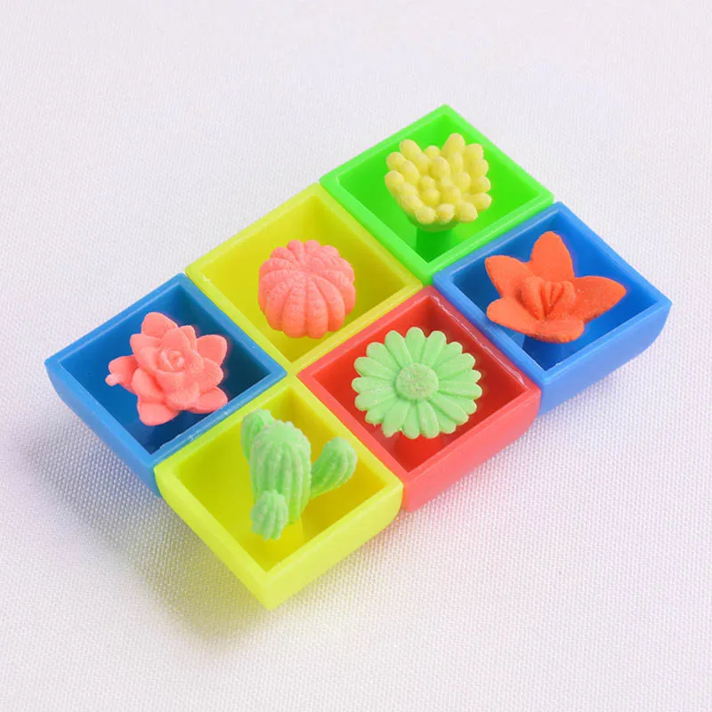 6Pcs Growing In Water Flower/Cactus Bonsai Expansion Plant Toy Magic