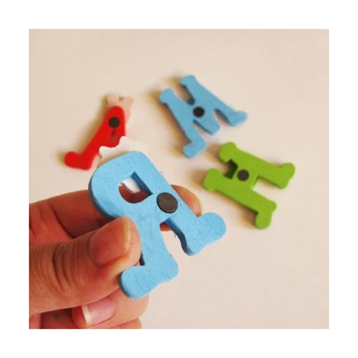 26 шт. деревянные Мультяшные животные Алфавит ABC-Z 26 букв магнит детская игрушка Дошкольный обучающий инструмент развивающие игрушки Прямая поставка# M