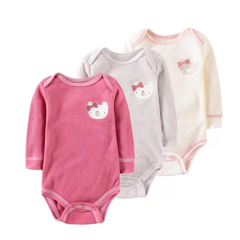 de roupas de algodão recém-nascido bodysuit infantil