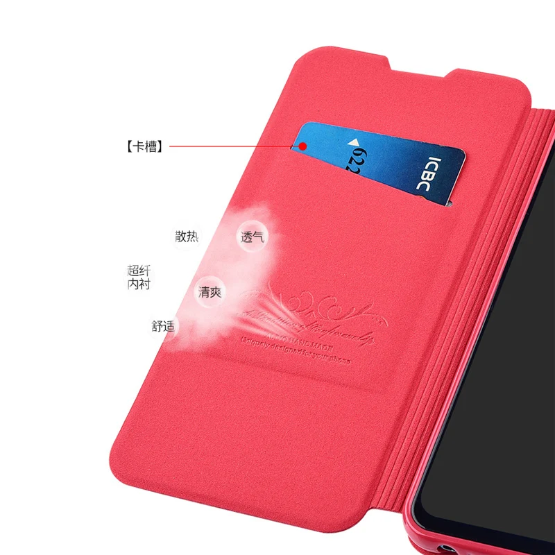 Чехол для VIVO V15 Pro откидной из искусственной кожи в 15 роскошный чехол бумажник