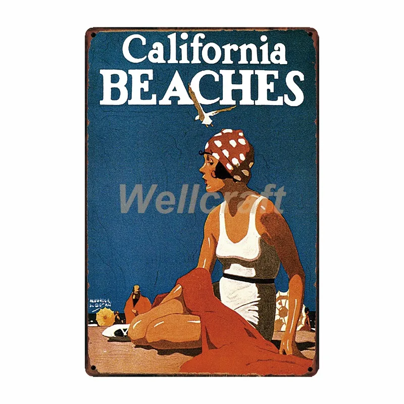 [WellCraft] известный Cite металлическая вывеска настенная тарелка винтажная Паб Бар RetroCalifornia Куба Канада железная живопись Декор FG-252 - Цвет: WA 2771