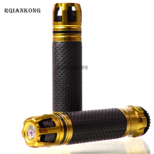 gold handlebar grips