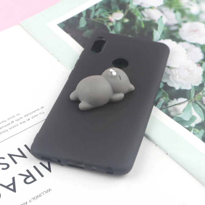 Мягкие объемные элементы игрушки чехол с милым котом для Huawei Y3 II Y5II Y5 2017 Y6 Pro Y7 Prime