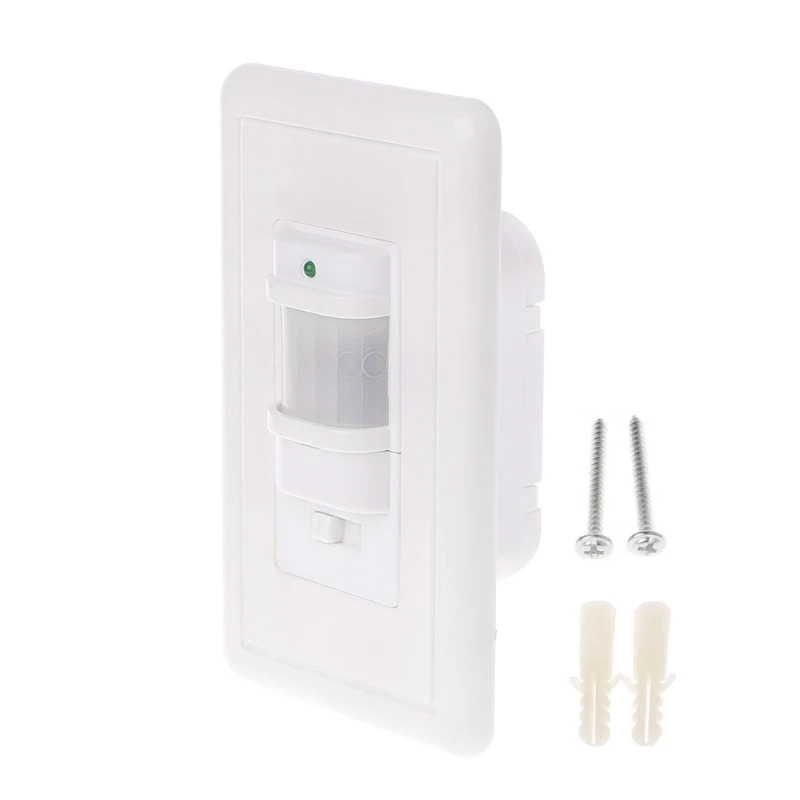 

High quality 2018 New Auto On/Off Infrared PIR Occupancy Vacancy Motion Sensor Light Lamp Switch White