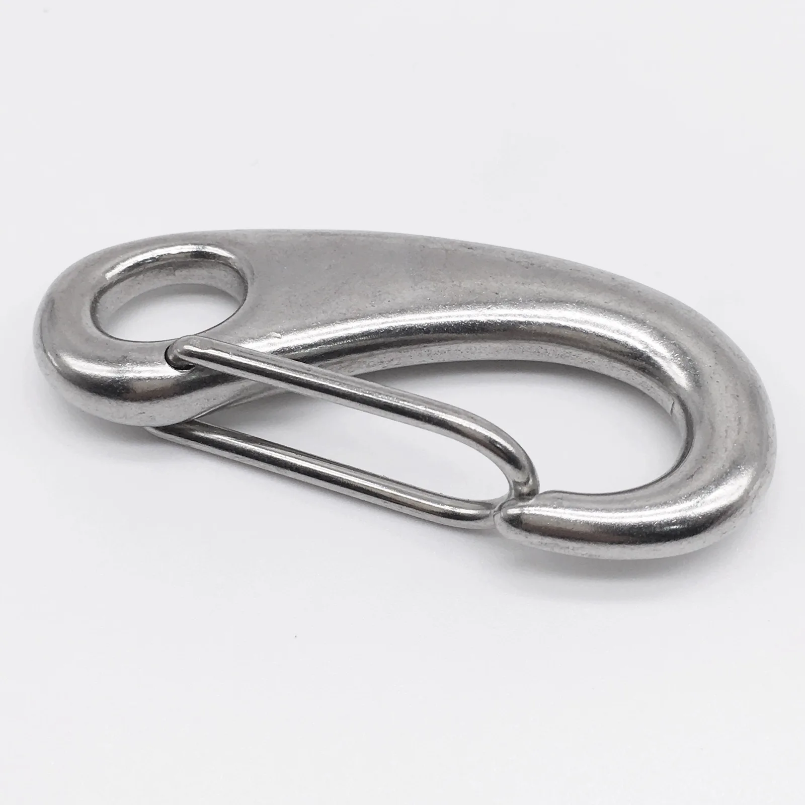 Spring Gate Snap Hook Stainless Steel 50 mm Pet Hookin Hooks from Home