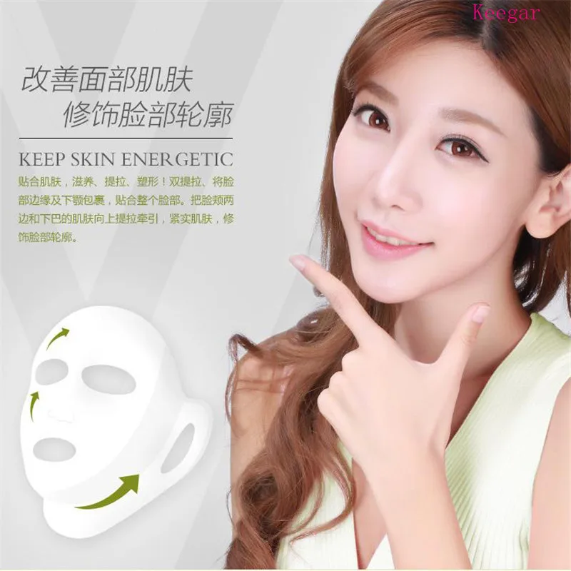 Harga Rorec 3D Berbentuk V Masker Wajah V Line Slimming Whitening Pelembab Minyak Kontrol Anti Aging Mencerahkan Wajah Masker Wajah perawatan Kulit