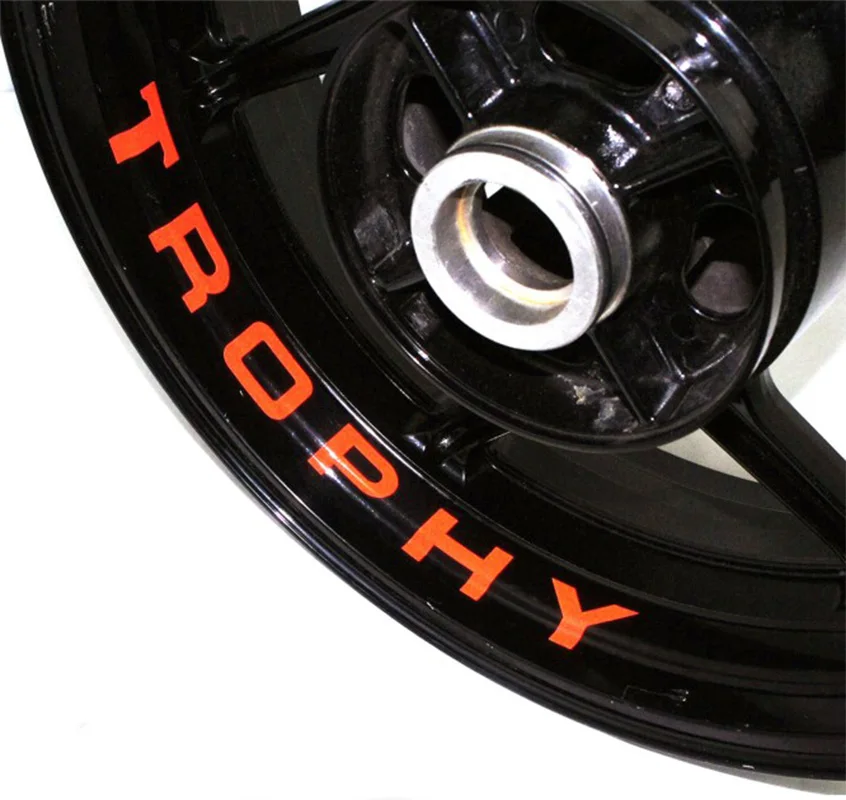 

Motorcycle Wheel Sticker Decal Reflective Rim Bike Motorcycle Suitable for Triumph Trophy