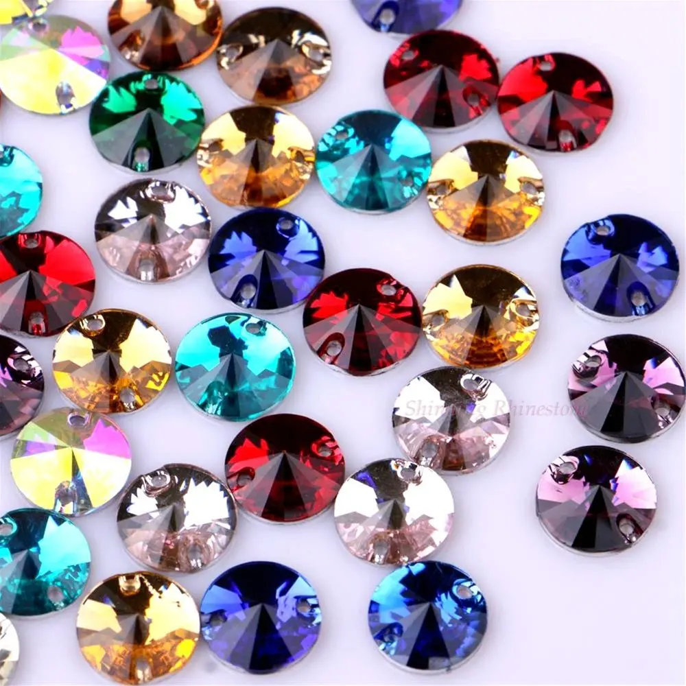 50 шт. круглые камни для шитья 10 мм цветов|rhinestone sew|rhinestone sew onresin rhinestones |
