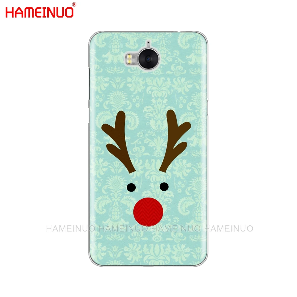 Чехол для телефона HAMEINUO с милым оленем и рождественским оленем на год для huawei honor 3C 4X 4C 5C 5X6 7 Y3 Y6 Y5 2 II Y560 - Цвет: 43236