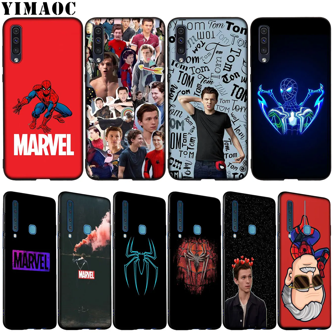

YIMAOC Marvel Tom Holland SpiderMan Soft Silicone Case for Samsung Galaxy A70 A60 A50 A40 A30 A20 A10 A10S A20S A30S A40S A50S