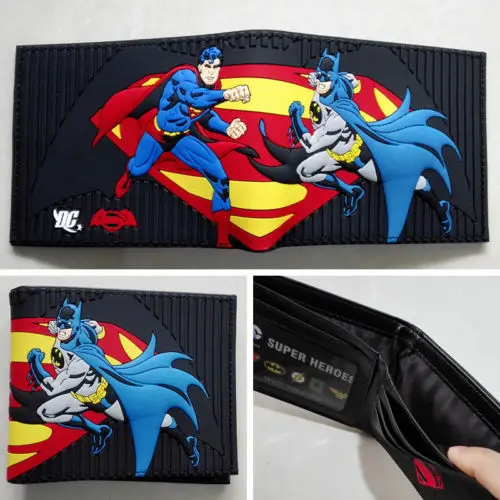 

2018 Movie Batman v Superman Dawn of Justice wallets Purse Multi 12cm Plastic W169