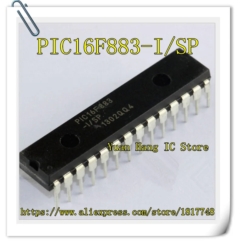 10 шт./лот PIC16F883-I/SP PIC16F883 16F883-I/SP 16F883 микрочип DIP28