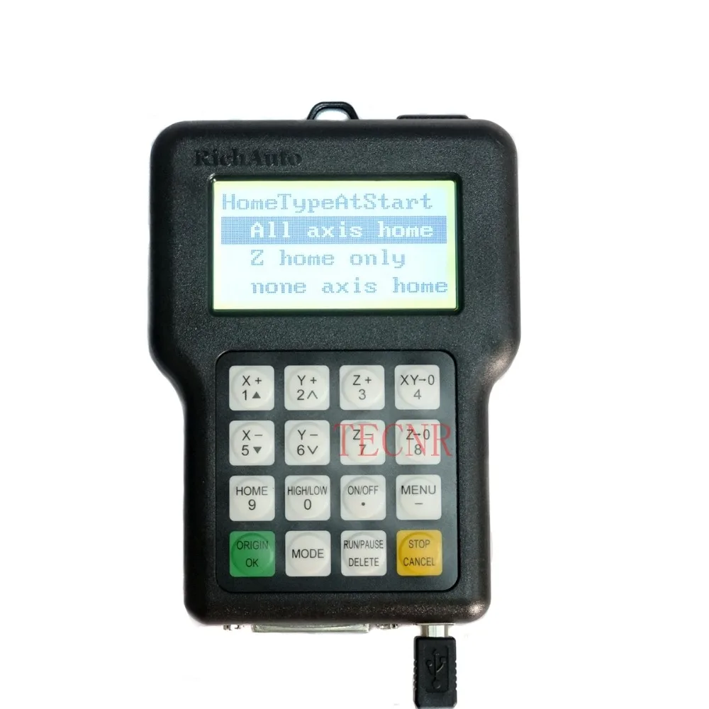 TECNR richuto DSP A11 ЧПУ контроллер A11S A11E 3 оси контроллер движения пульт дистанционного управления для гравировки и резки с ЧПУ английская версия