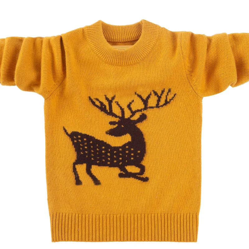 

Fashion kids sweaters boys girls cardigan cashmere tops knit sweater O-neck Spring baby children's soft pullover clothes 2-15Y