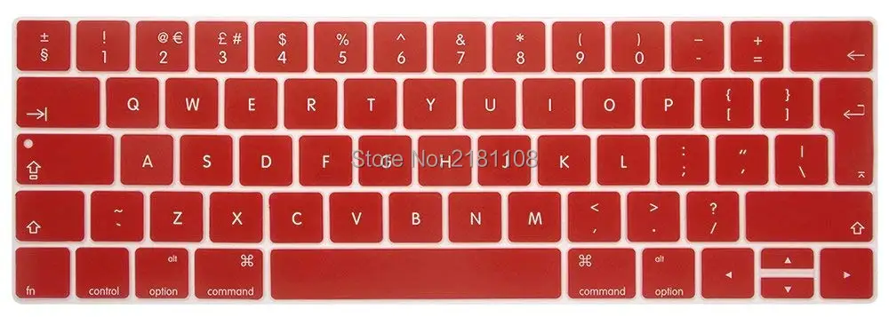 Ультра тонкий силикон Европа издание клавиатура Обложка клавиатуры кожи протектор ЕС макет для всех MacBook Air 1" Pro 13" 1" 17