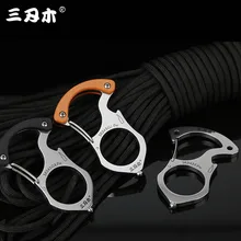 Sanrenmu SK045 многофункциональные инструменты многофункциональная цепочка для ключей Пряжка для наружного кемпинга спасательный брелок спасательные стеклянные выключатели инструменты