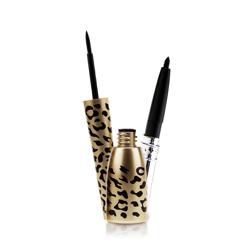 LEARNEVER 2pcs Waterproof Eyeliner Leopard Liquid Eyeliner+Eye Pencil Liquid Make Up Beauty Cosmetic Eye Liner Pencil Pen Makeup LEARNEVER 2pcs Waterproof Eyeliner Leopard Liquid Eyeliner+Eye Pencil Liquid Make Up Beauty Cosmetic Eye Liner Pencil Pen Makeup