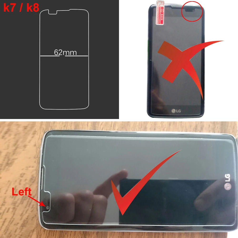 2 предмета в комплекте, для LG K4 K7 K8 K10 закаленное Стекло Экран протектор 2,5 с уровнем твердости 9h Защитная пленка для K 4 7 8 10 K410 K420N K430 K350 K130