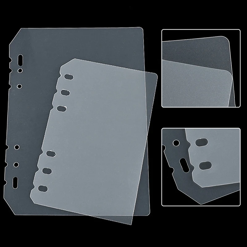 1 шт. A5 A6 PP матовые страницы планировщика разделительная пластина Diario Binder Planner