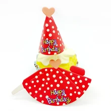 24 יח'\חבילה נייר מטרייה שמח יום הולדת Cupcake Toppers להרים ילד תינוק מקלחת מסיבת חתונת קישוט עוגת דגלי אספקת חדש(China)