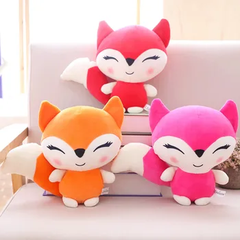 

1pcs 23cm Kawaii Dolls Fox Plush Stuffed Plush Pillow Toys for Kids Girls Boys Animals Toys CushionFox Stuffed Soft Toy Gift