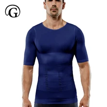 PRAYGER корсет для талии для похудения Для мужчин Управление живот гинекомастия майки сжатия Мужская корректирующая футболка Топы