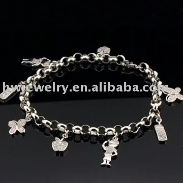 

silver charm bracelet