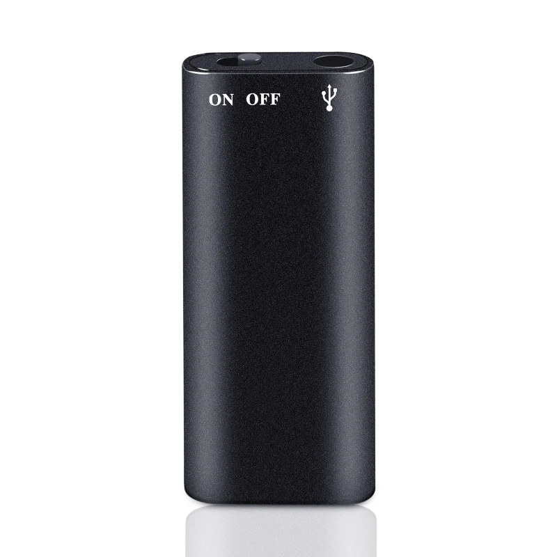 8 ГБ Мини цифровой диктофон Профессиональный диктофон USB флеш-накопитель MP3 музыкальный плеер 3 в 1 память Grabador De Voz - Цвет: Черный