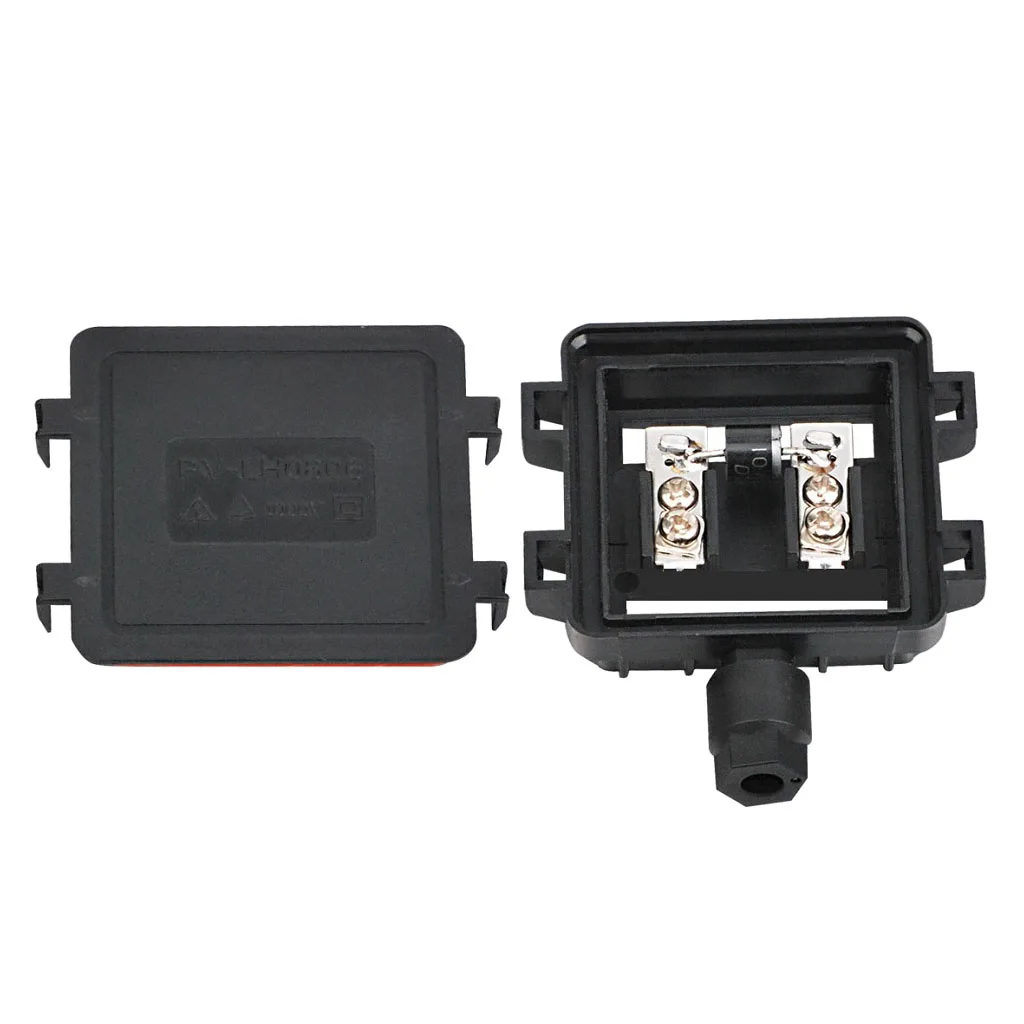 Solar Junction Box PV Connector with 1 Diode for Solar Panel 30W-80W 6A