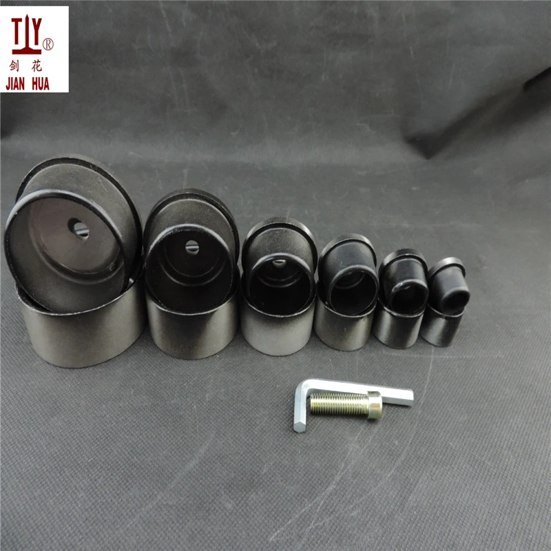 Golden/Black (6pcs/set) medium welding parts die head 20-63mm Welding Tips Welding Mold PPR/PE/PB Water Pipe hotmelt butt weld