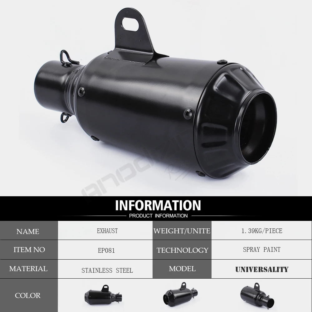 2017 Новый мотоцикл мотокросса глушитель скутер|muffler scooter|motocross exhaustexhaust muffler |