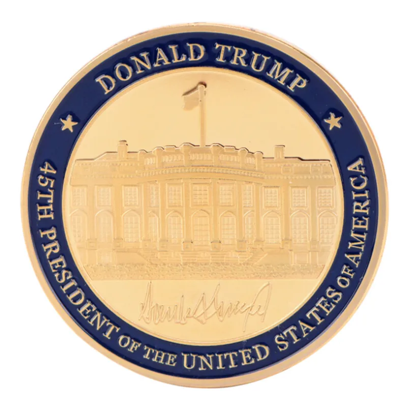 Новый памятная монета нам 45th президент Дональд Трамп коллекция искусства