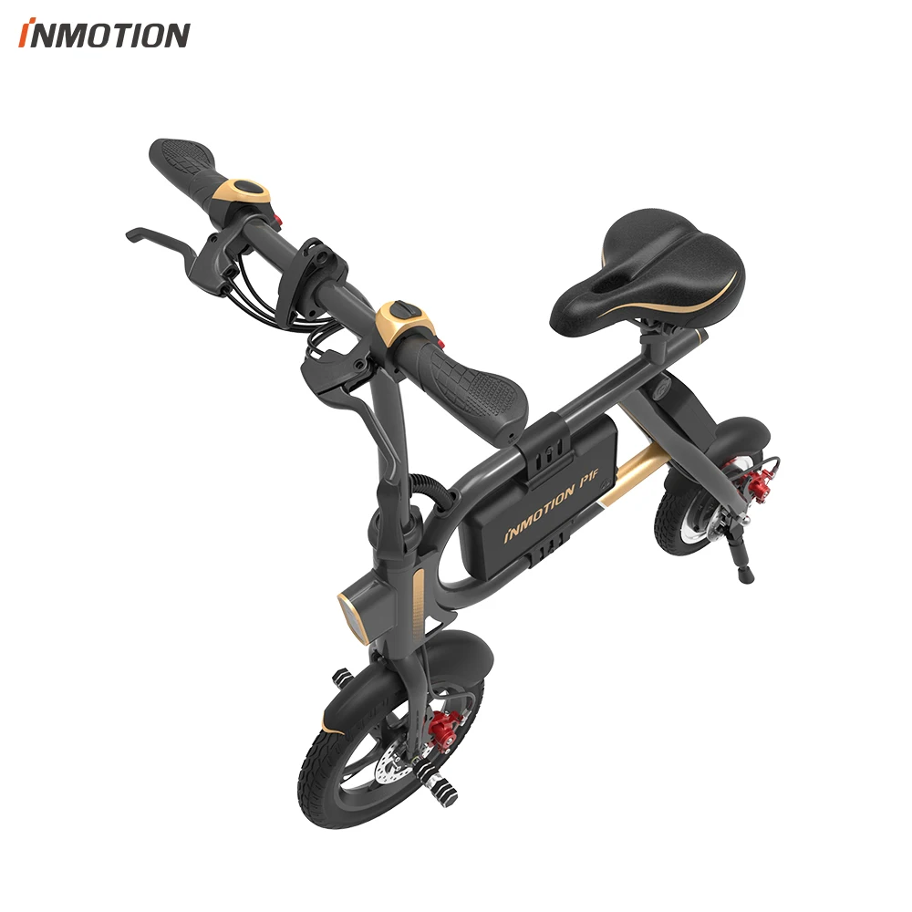Clearance INMOTION E-BIKE P1F Folding Electric Scooter Mini Style IP54 APP Supported 30km/h Electronic Bike 1