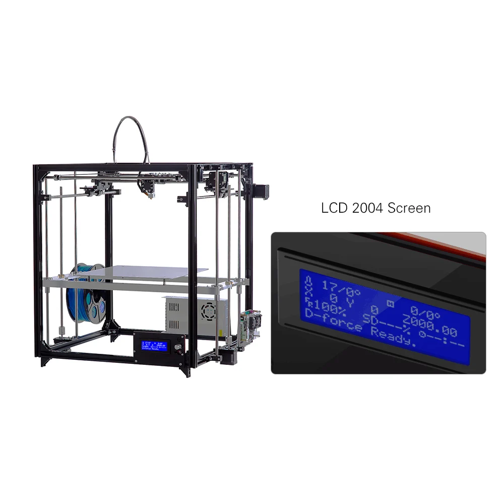 Flsun Cube F2 3D-принтеры Diy Kit автоматическое выравнивание большой принт Беспроводной автоматическое выравнивание нити заменить принт останова 3,2 ''Экран