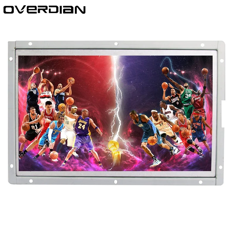10/10. 1 &quotVGA/HDMI/USB/AV/tv интерфейс 1366*768 Промышленный контроль ЖК монитор белый