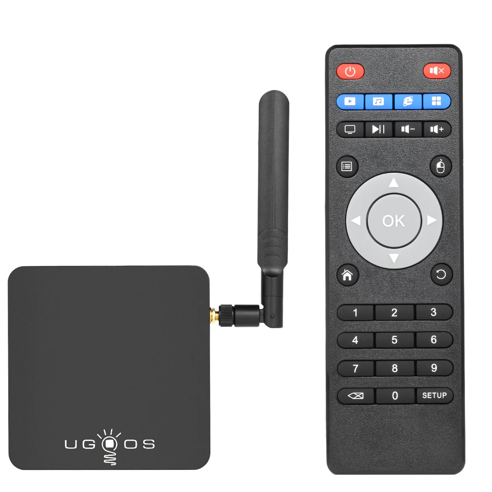 ТВ приставка UGOOS AM3 Android 7 1 Amlogic S912 VP9 H.265 UHD 4K 2 ГБ/16 ГБ мини ПК Wi Fi и LAN DLNA медиаплеер