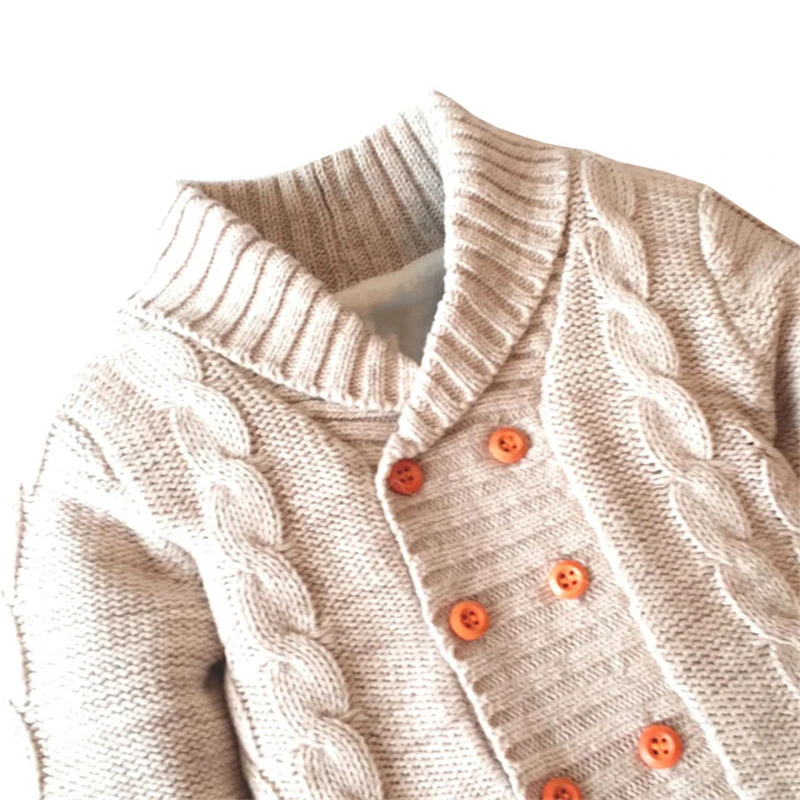 Новинка 2018 зимняя детская одежда для маленьких девочек и мальчиков вязаный