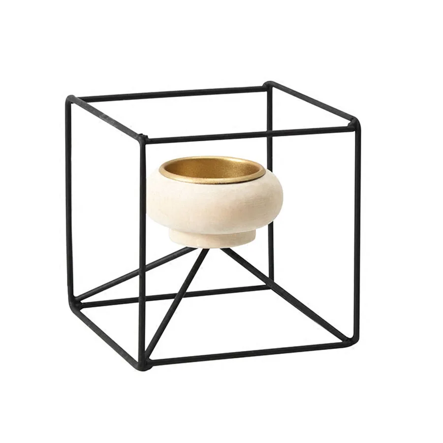 

Creative Nordic Candle Holders Wrought Iron Living Room Wedding Decorations Candlestick Party Decorations Crystal Candle 50X137