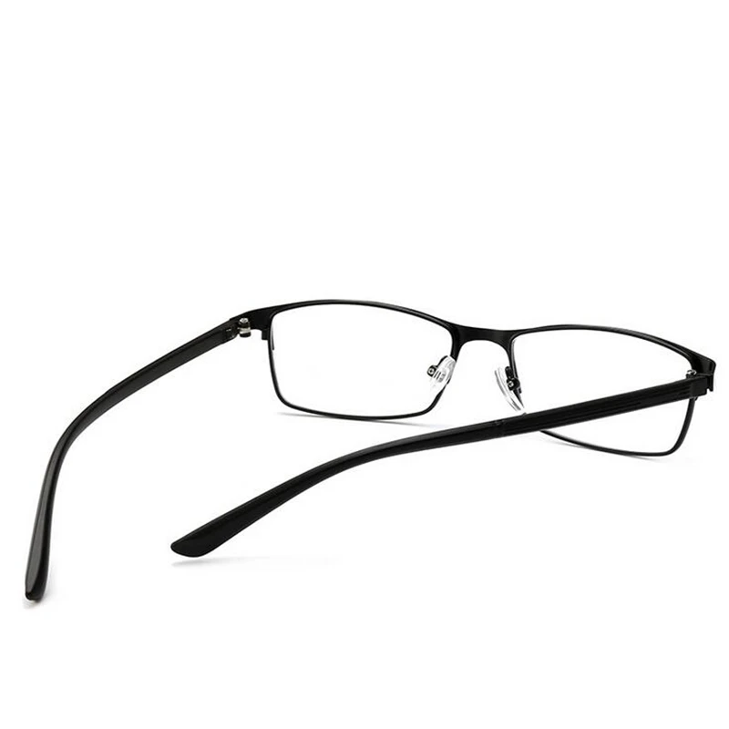 Анти-синий светильник очки для близорукости с градусом TR90 мужские классические деловые квадратные близорукие очки-1,0-1,25-1,5 до-4,0